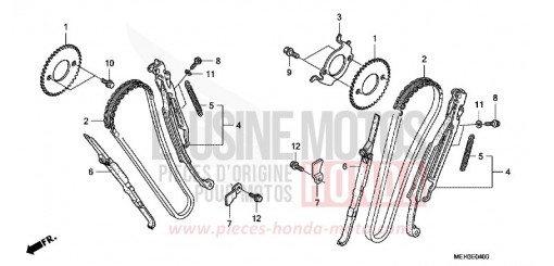CATENA DISTRIBUZIONE/TENDICATENA NSA700A9 di 2009